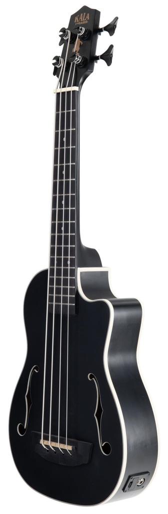 KALA UBass Ukulele Bass Journeyman Mahogany Body Round Wound String Specifications Black Successor UBASS-JYMNBKFS-20_06 [UBASS-JYMN-BK-FS Model] (Case
