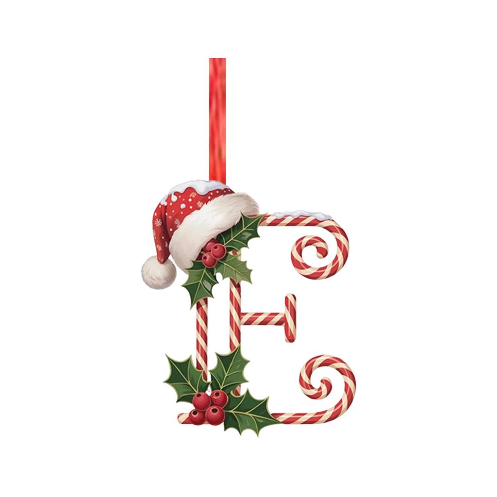 2D Christmas Decoration Pendant Christmas Tree Tag Theme Party Crafts Ornament