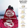 Fc Bayern München 11 Personalized Text Blanket Cozy Personalized Blanket Durable Comfort Great for Bed Bedding Chair Home Decor