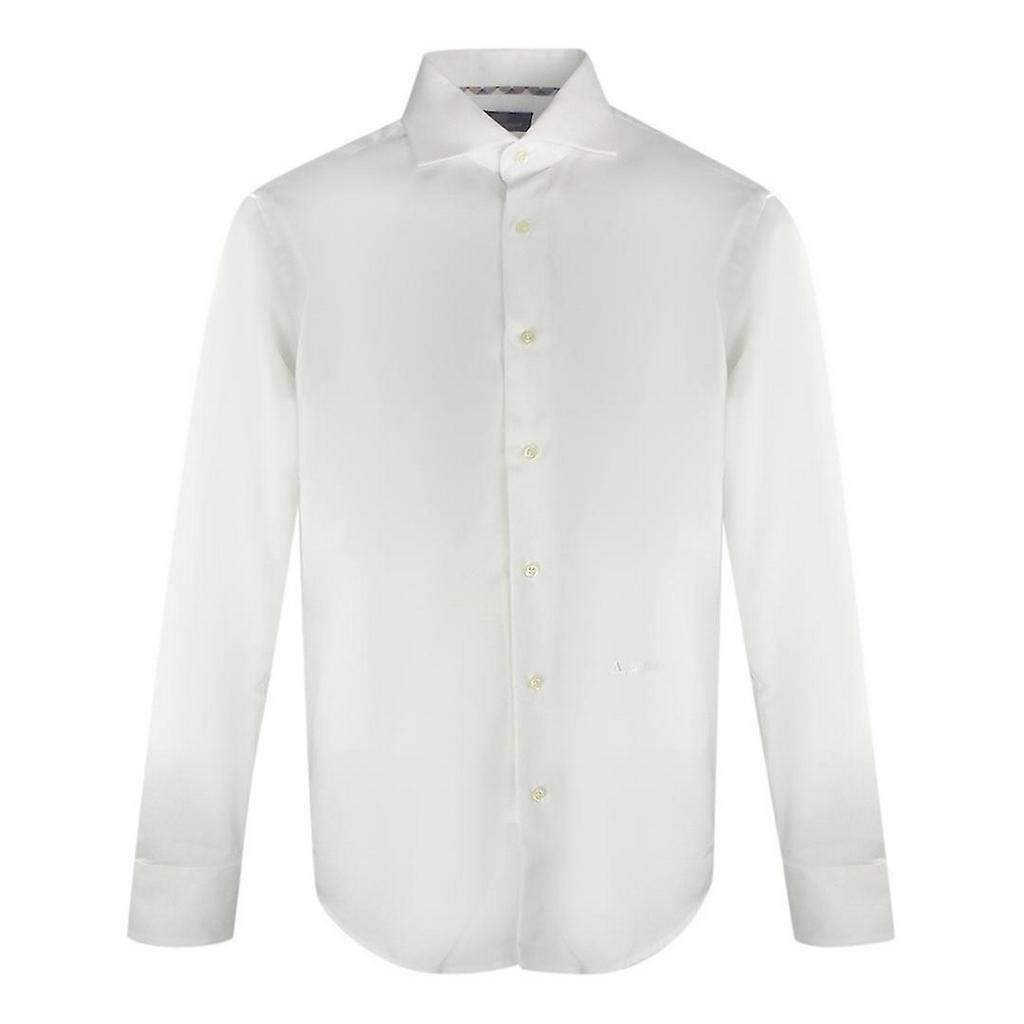 Aquascutum Men's Plain Long-Sleeved Shirt