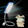 Metal Flexible Mini  Reading  Light Usb Charging 360 Degree Rotation High-brightness 28-led Heads