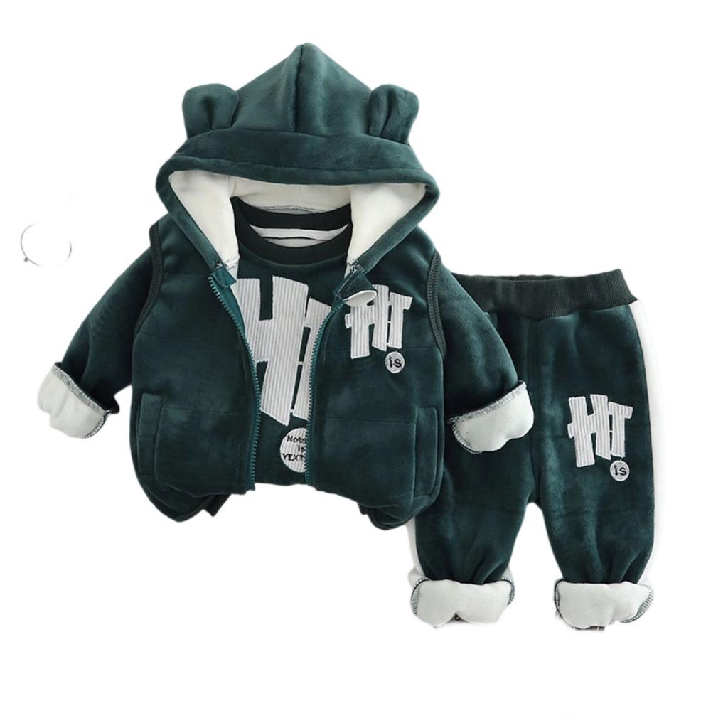 Kids Casual Long-Sleeve Set, Comfortable Daily Wear Outfits