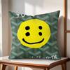 Luxury Smile C-Cpfm Cushion Cover Natural Linen Organic Fabric Double-Sided Printing Couch Pillow Covers Home Decor