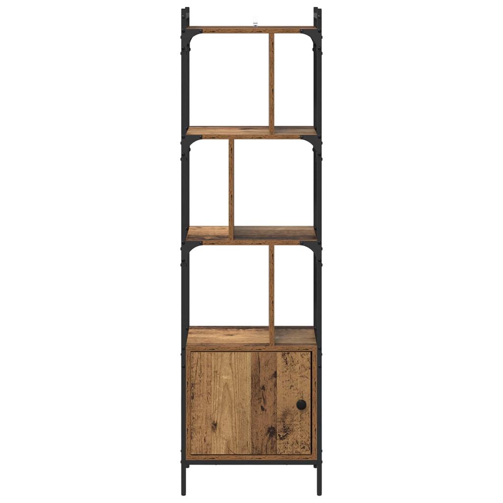 Vintage Wood Bookshelf 44.5 x 30 x 154.5 cm Engineered Wood