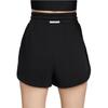 Nike Logo Print High Waist Casual Shorts Women shorts Black DQ6566-010