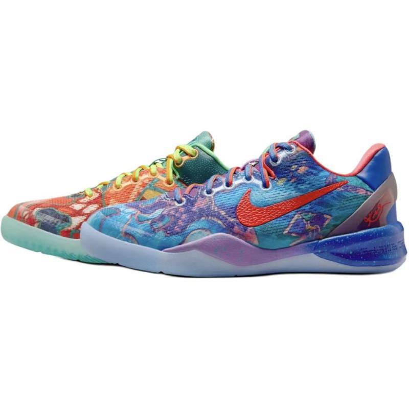 

Nike Kobe 8 Нескользящие Амортизаторы Низкий Верх Детские Баскетбольные Кроссовки Оранжевый/Синий/Зеленый/Красный FN0266-800 40