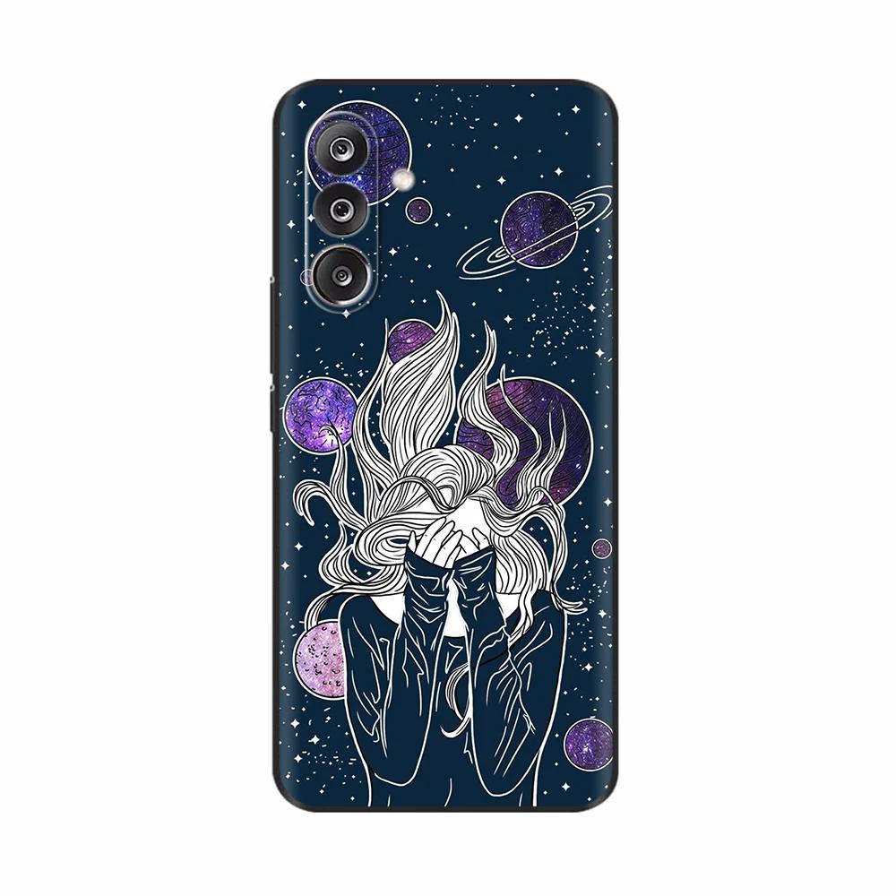 Phone Cases For Samsung Galaxy M36 5G Case Soft Silicone Cover For Samsung M36 Cases M 36 M366B Shockproof Popular Flower Covers