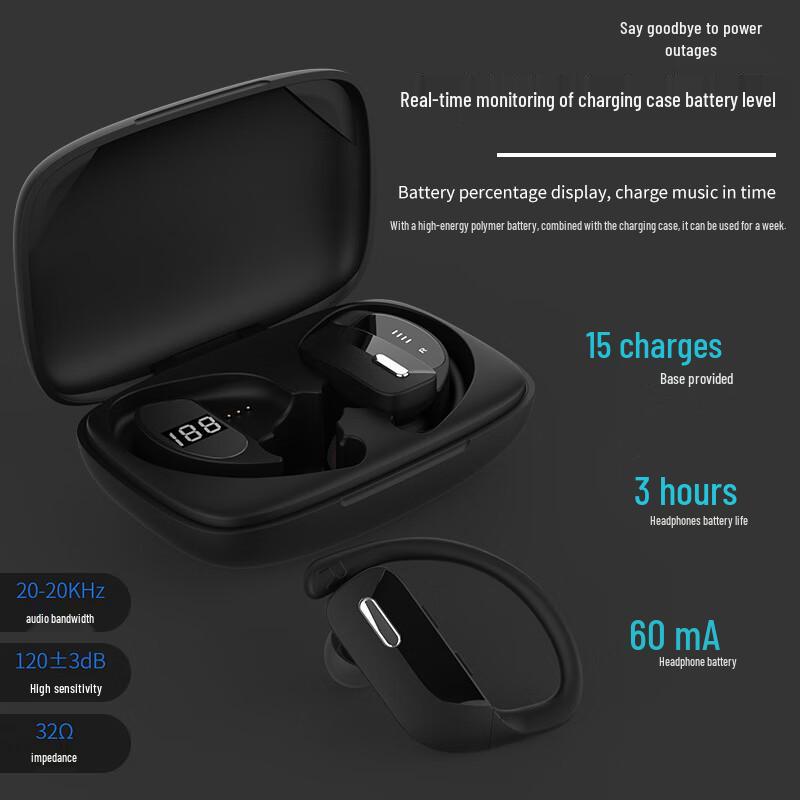 SNGERON T17 Ear-hook Bluetooth Earbuds