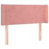 VidaXL LED Headboard Bedroom Furniture Single Bed Accessory Headboard Bed Frame Interior Pink 3122991