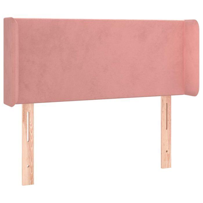 VidaXL LED Headboard Bedroom Furniture Single Bed Accessory Headboard Bed Frame Interior Pink 3122991