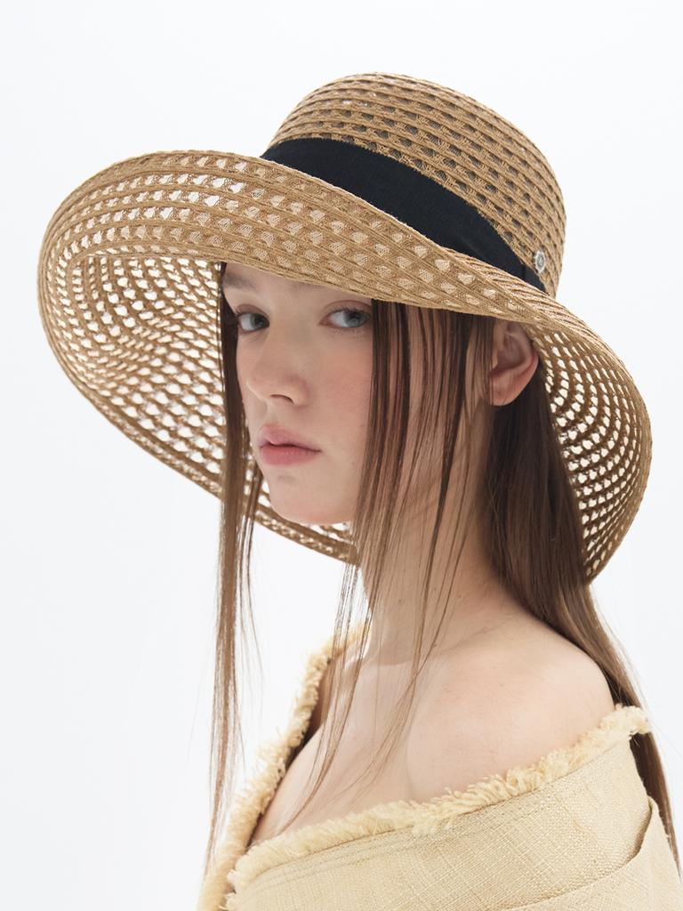 Beulaunhaes Grace Wide Braid Hat - Beige