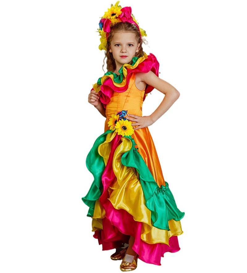 Kids Ethnic Style Dance Peacock Masquerade Halloween Cosplay Costumes Girls Stage Party Performance Dress Up Outfit