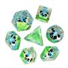 Cusdie Cute Animals DnD Dice Resin D4 D6 D8 D10 D% D12 D20 Polyhedral Dice Set for D&D Pathfinder Role Playing Table Board Games
