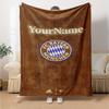 Bayern Munich Customize Text Blanket Multi-purpose Customizable Blanket Soft & Cozy Throw For Sofa Office Home Decor Bedding Ideal for All Seasons