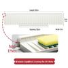 Silicone Draining Mat for Narrow-Edge Sink & Faucet Splash Guard