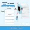Durable Self-Adhesive Thermal Paper Barcode Labels for Printing 