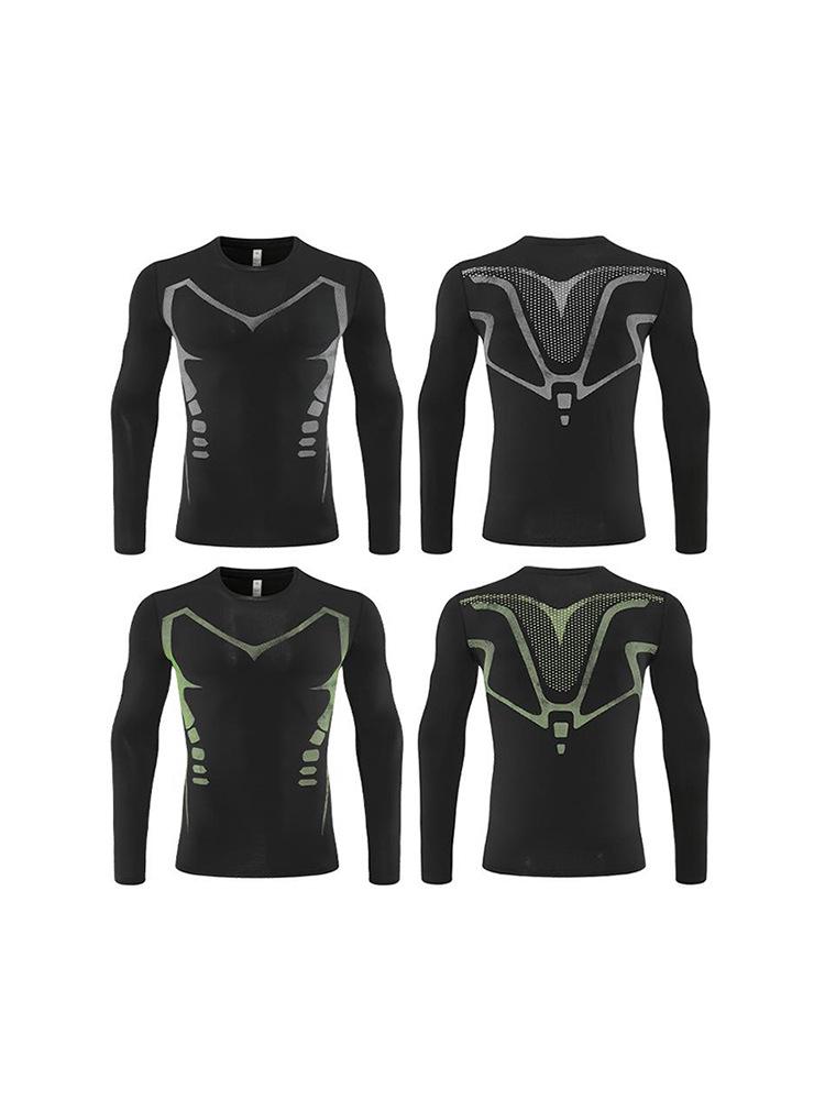 High Elasticity Quick Dry Sports Set for Kids & Adults - Printed Leotard, Base Layer for Basketball & Football Training Fitness.