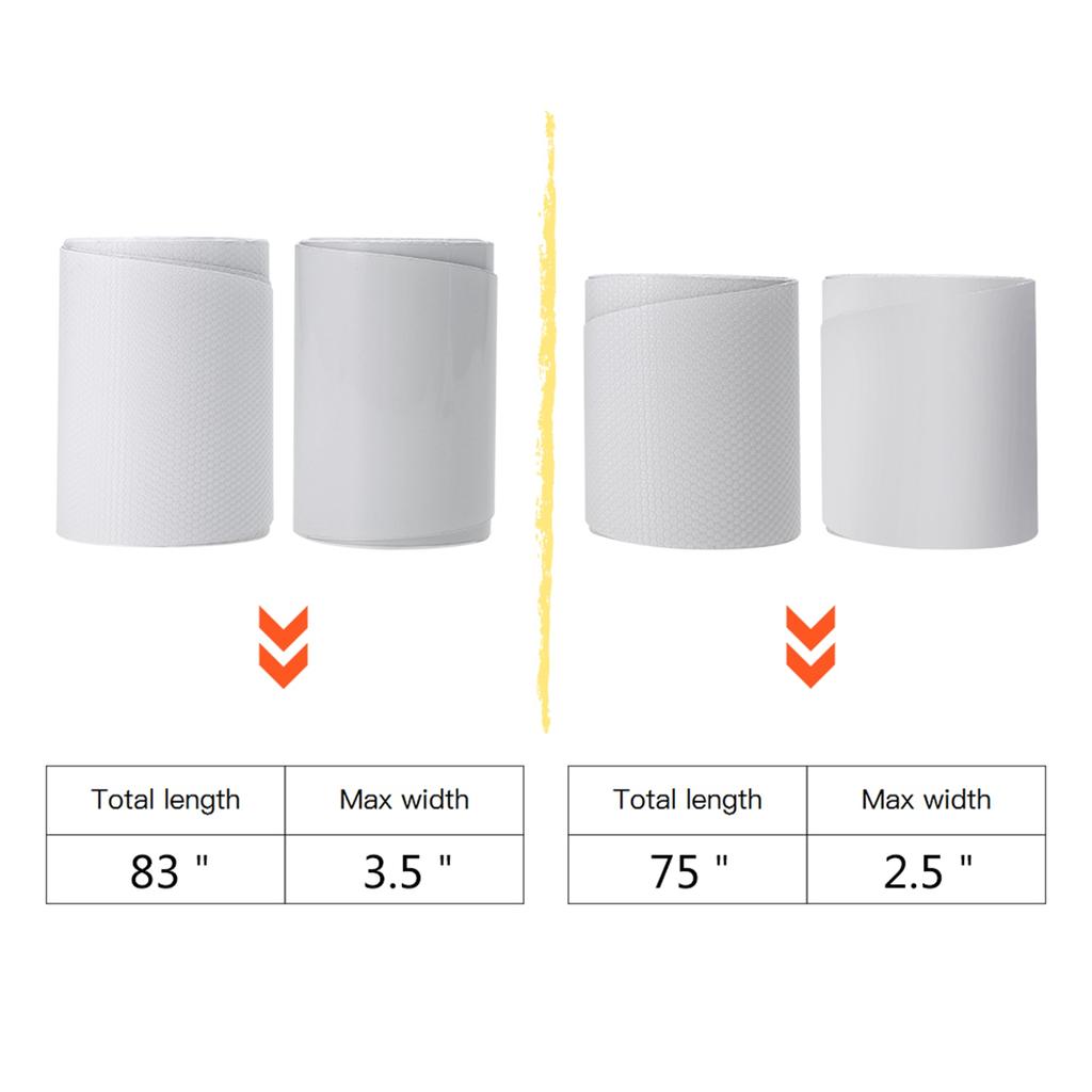 83     75   White SUP Board Protection Tape Surfboard Rail Protective Film