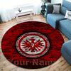 Eintracht Frankfurt Custom Name Round Area Rug,Carpet Rug for Living Room Bedroom Sofa Playroom Decor,Non-slip Floor Mat