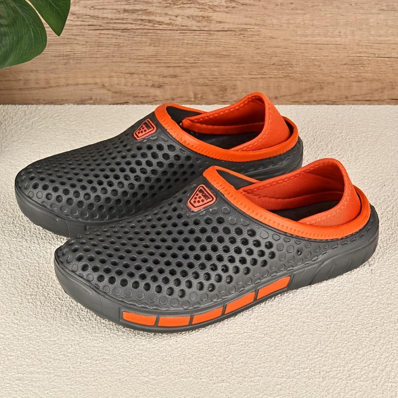 2025 Sommer Herren Atmungsaktive Rutschfeste Geschlossene Zehen StrandSchuhe mit Dicker Sohle und Jelly Design