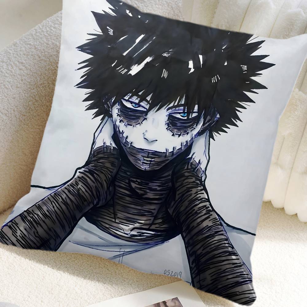 Anime My Hero Academia Dabi Pillow Case Square Pillow Bedroom Sofa Leisure Comfort Cushion Car Home Decoration