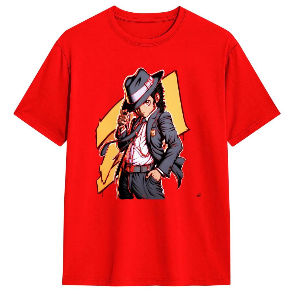 MMichael JJackson the king of pop TShirt Summer Cotton T Shirts For Unisex Casual Tshirt Short Sleeve Y2K Funny Top Tees