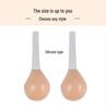 European and American Plus Size Silicone Push-Up Bra: Anti-Sagging Seamless Lift with Beautiful Back Design for Women.