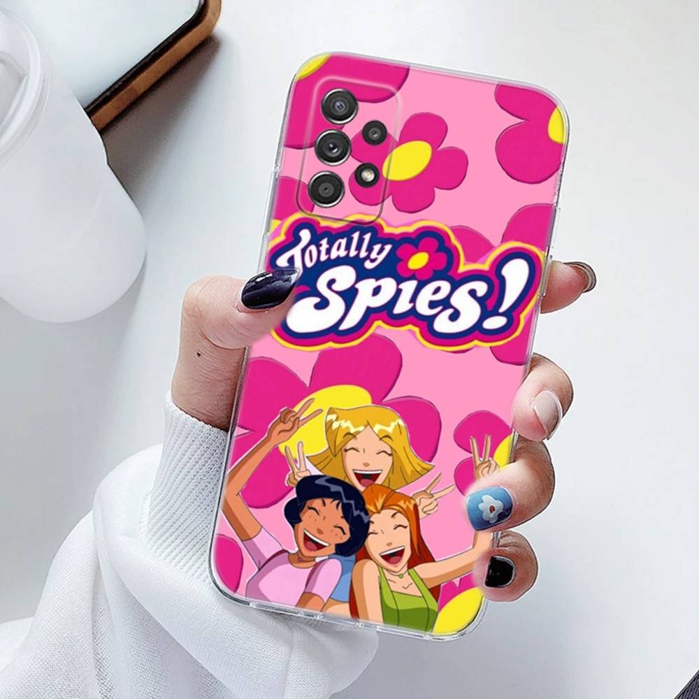 Чехол для телефона Totally Spies Силиконовый Для Samsung S30,23,21,22,20 FE lite,S10,9,PIus Note20ultra Мягкий Прозрачный SamsungS205G
