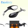 Motorrad Rückspiegel 1 Paar Für Panigale 959 1299s Panigale V2 R/S LED Blinker Lenker Rückspiegel