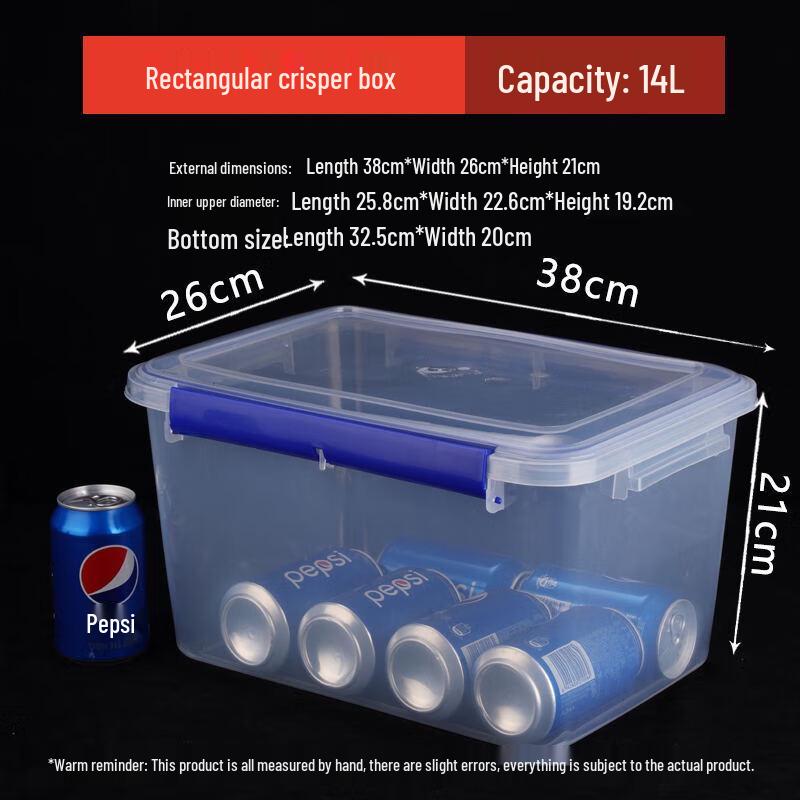 Zhaoran 14L Rectangular Food Storage Container