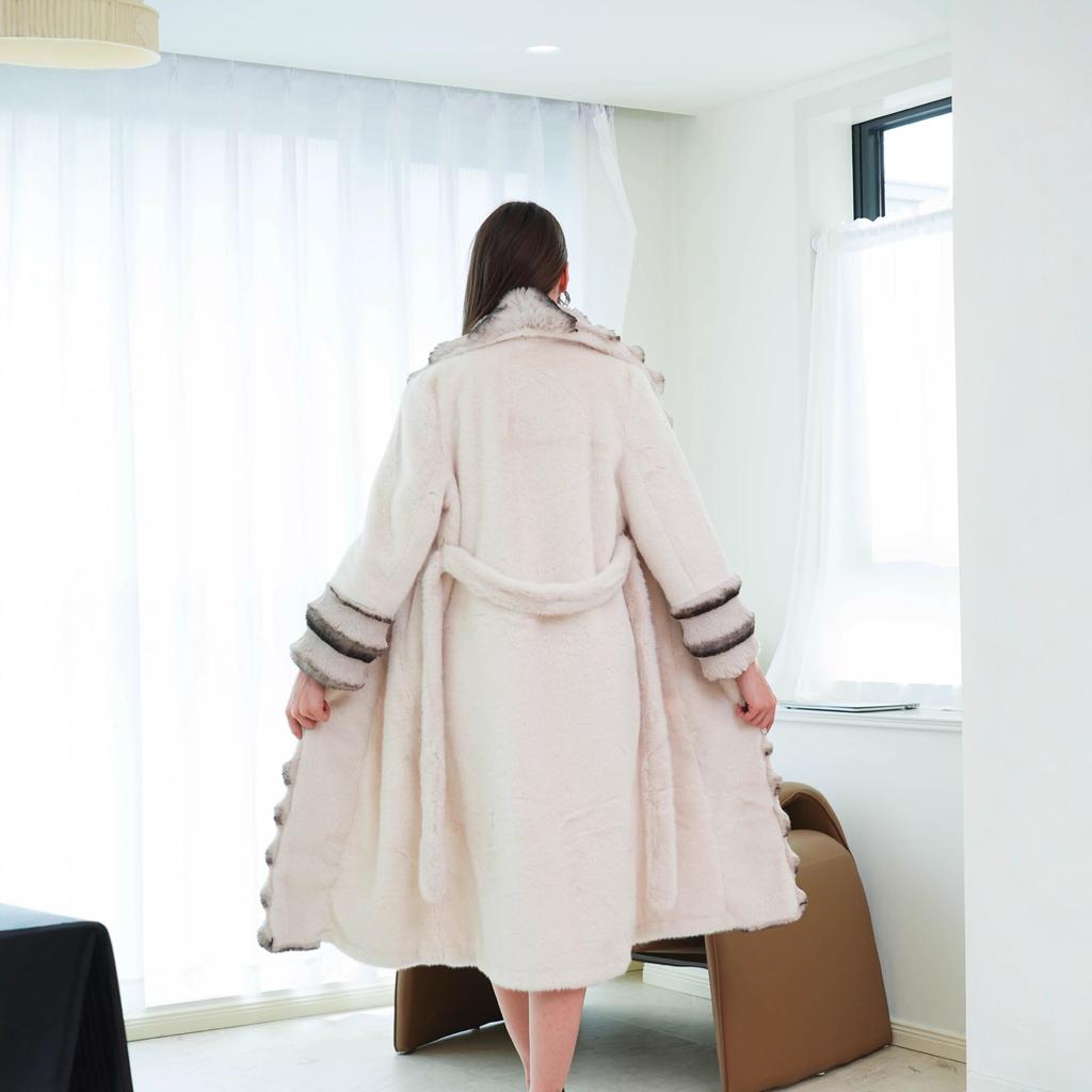 2025 Fur Coat for Women  Environmentally Friendly Imitation Fur Fur Mink Fur