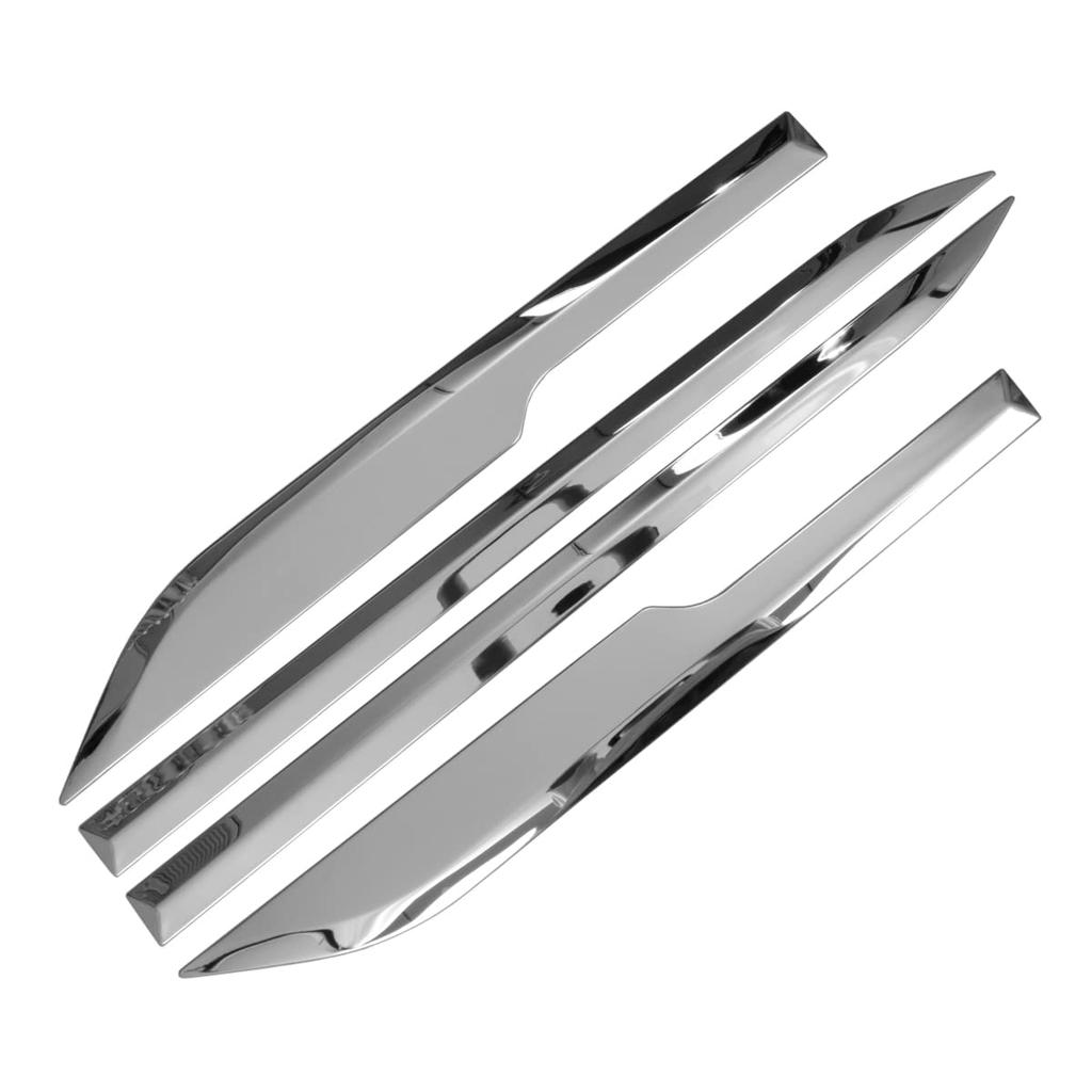 BM ROOX 40 Series Door Trim Side Door Under Molding Door Under Garnish Stainless Steel Mirror Finish Chrome Plated Custom Parts Dress Up Accessories