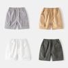 Toddler Boys Summer Knee Length Shorts Casual Elastic Waist Cotton Half Pants