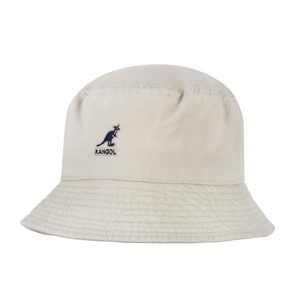 KANGOL Washed Bucket Hat Khaki K4224HT-KH