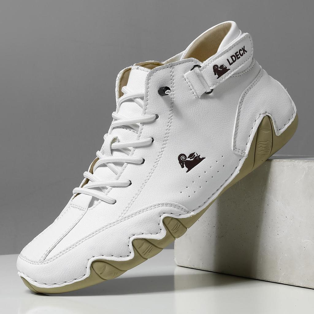 Lässige Sneakers für Herren Martin-Stiefel Herbst und Winter High Top Octopus Herrenschuhe, lässige kurze Herrenstiefel