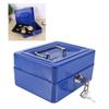 Portable Safe Box with 2 Key Fireproof Anti Theft Multipurpose Security Case Lock Box for Documents Jewelry