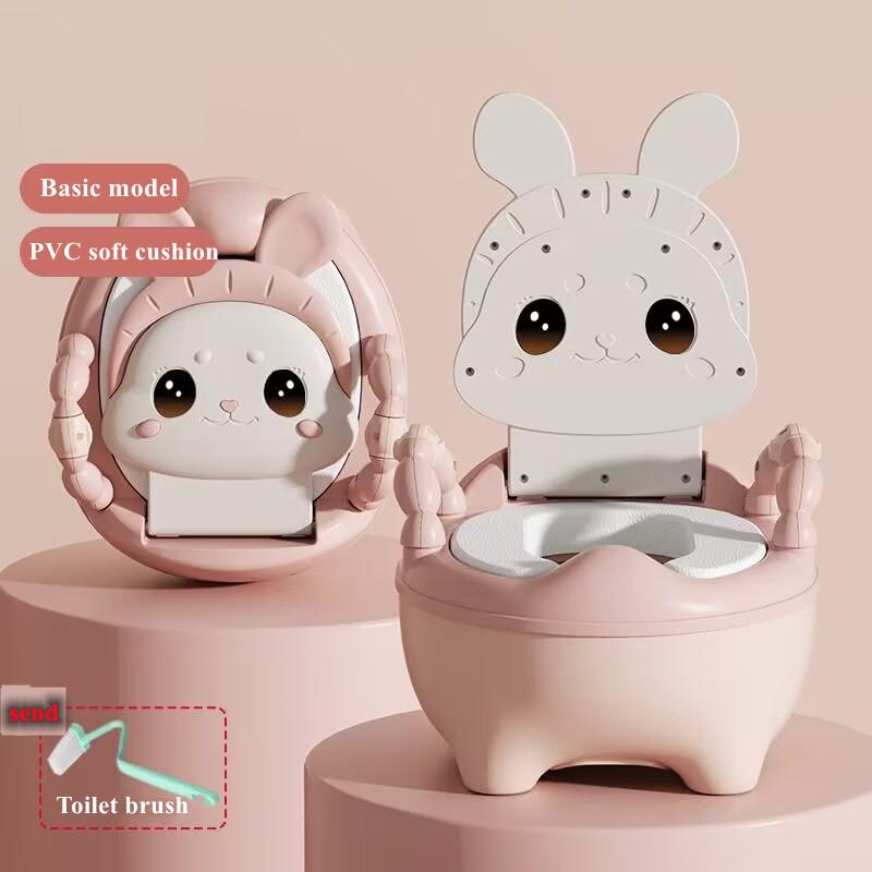 Cute Rabbit Portable Potty Portable Baby Toilet Training Seat Child Pot Training Girls Boy Potty Kids Chair Toilet Seat Pot