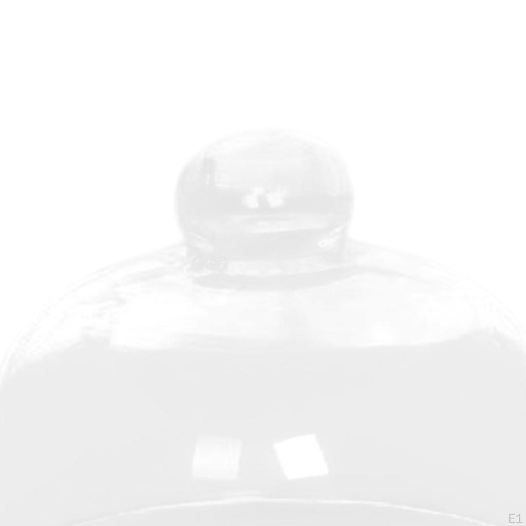 Cake Display Stand with Glass Cover, Food Protection Dome for Events