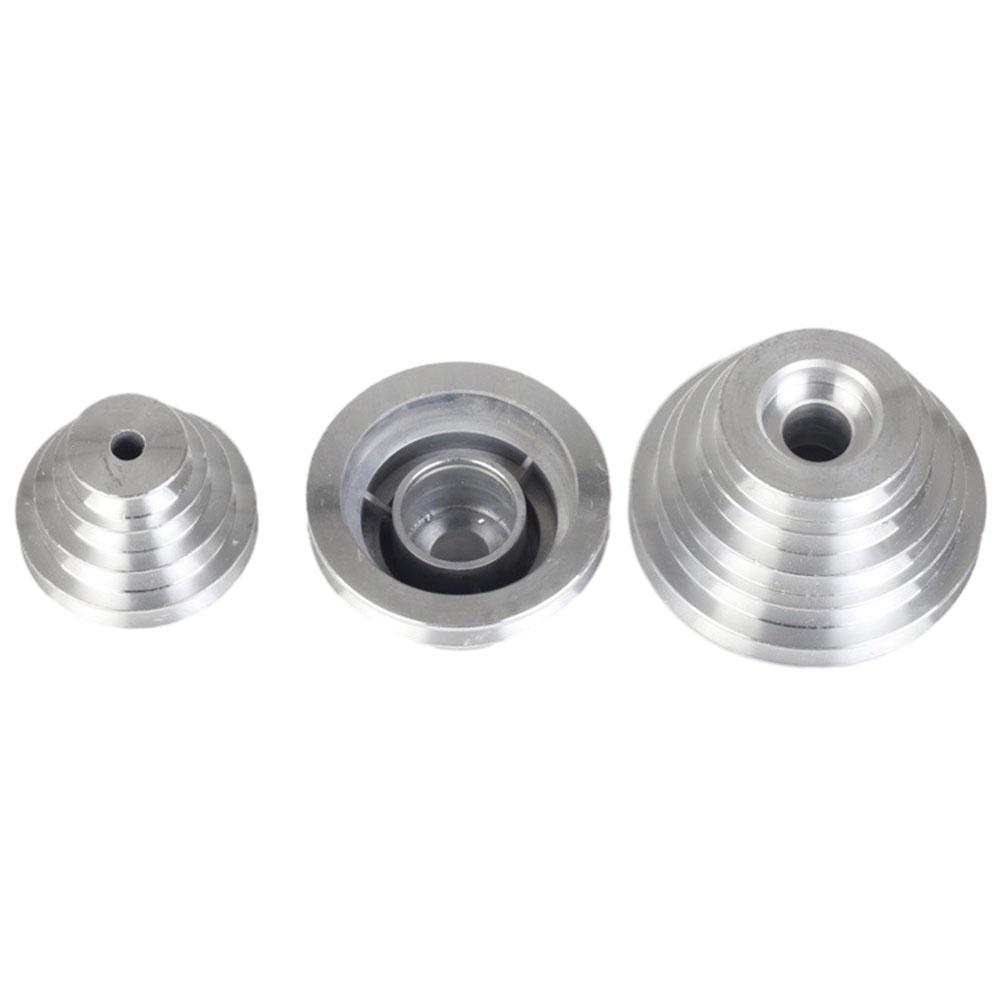 1pcs Pagoda Pulley Wheel Aluminum Transmission Wheel For Benchtop Drill Press Z4116 Size 14mm 18mm 21mm For V-shaped Pulley