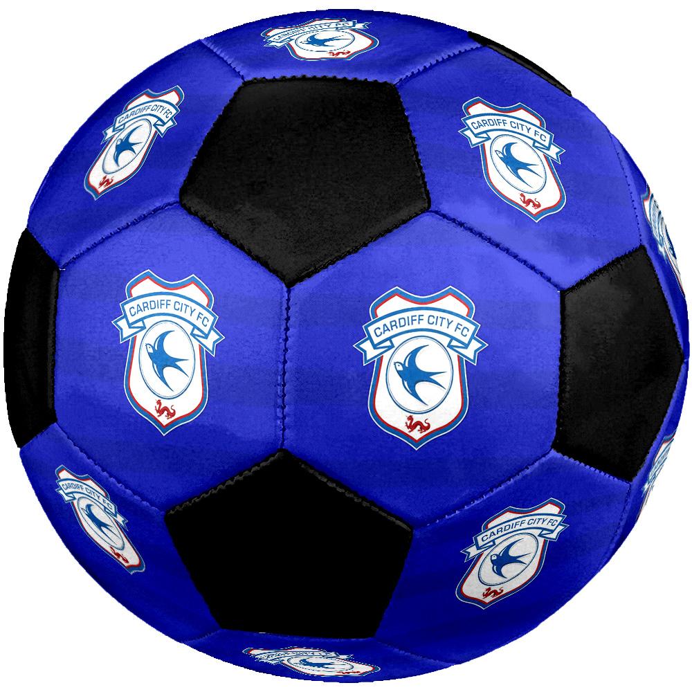 Cardiff City FC Soccer Ball Colorful All Ages Machine Stitched PVC Competition Ready Durable High-Bounce.SIZE5