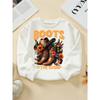 Unisex Hoodie Featuring Western Boots, Floral Designs, And a Cactus Hat, with a Round Neck. This Autumn And Winter Top Is Styled In Western Fashion