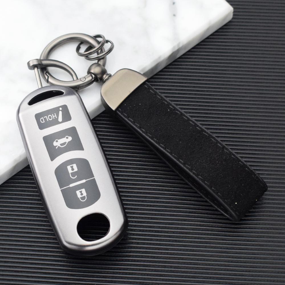 2 3 4 Buttons TPU Car Key Cover Case Full Cover Fob For Mazda 2 3 5 6 CX-3 CX-5 CX-7 CX-9 2013 2015 2016 2017 2018 2019