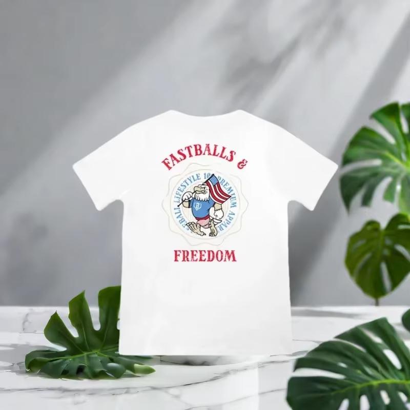 

The 2025 summer trendy brand s new men s and women s fashionable loose pure cotton round-neck printed T-shirt couple s top 4XL