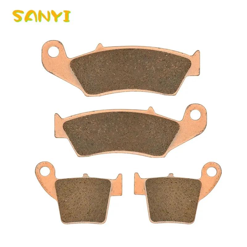 Motorcycle Front & Rear Brake Pads For Honda CRF250R CRF250 X CRF450R CRF450 X 2002-2015 CRF 250 450 R Brake Disc Pad