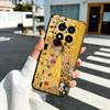 Kiss By Gustav Klimt Art Soft Phone Case for Xiaomi Redmi Note 12 13 14 15 Pro Plus 11 12S 11S 11T 10 4G Black Cover Back Shell