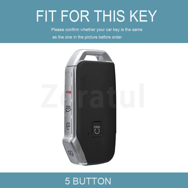 Auto For Kia Seltos Sorento Soul Sportage Telluride K5 Ceed Cerato Forte Niro Tpu Car Key Case Shell Fob Cover Keychain Keyless