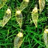 Waterproof Solar Leaf String Lights for Garden, Terrace, or Fence Decoration