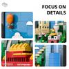 Non-Toxic 579Pcs China Beijing City Building Blocks Postcard Small Particle Hanging Po Decorative Toys For Children Toy Gift 49200