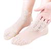 Langsha Women's Trendy Lace Summer Invisible Short Socks 