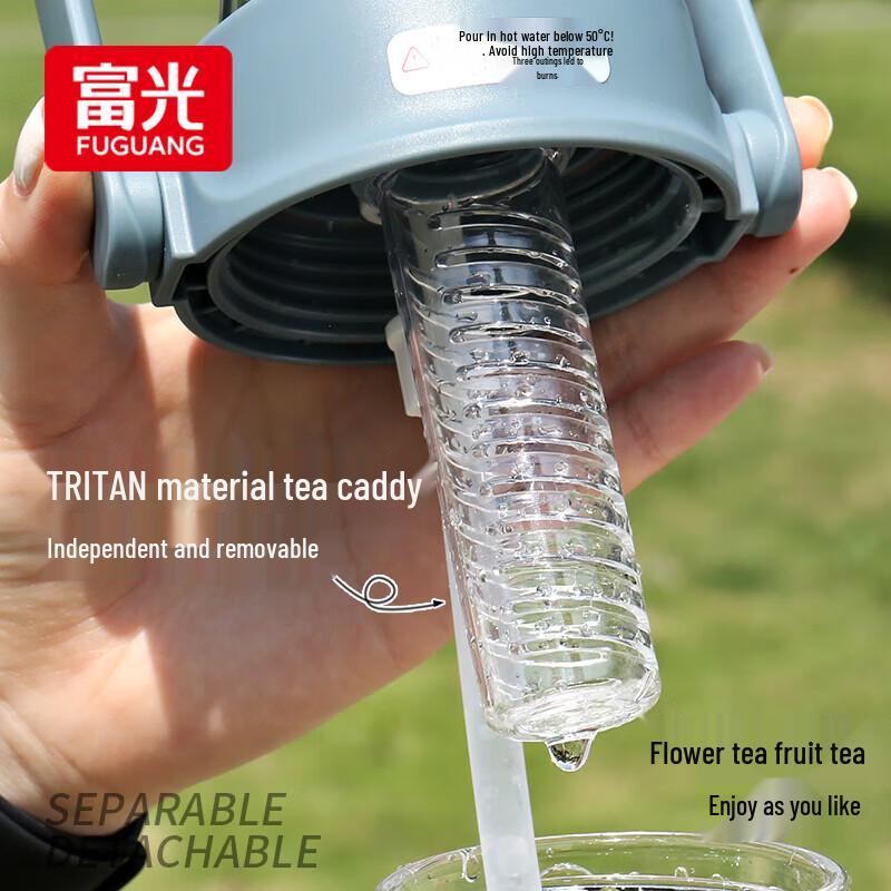 Fuguang Portable Glass Water Bottle